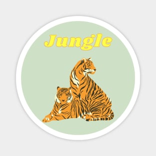 King of the Jungle Design, Tiger Shirt, Tiger Gifts Magnet